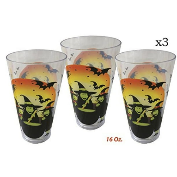 By 4E’s Novelty, party cups Great Halloween Party Favor 3 Halloween spooky ghost witch Large 16 oz By 4E’s Novelty, party cups Great Halloween Party Favor 3 Halloween spooky ghost witch Large 16 oz